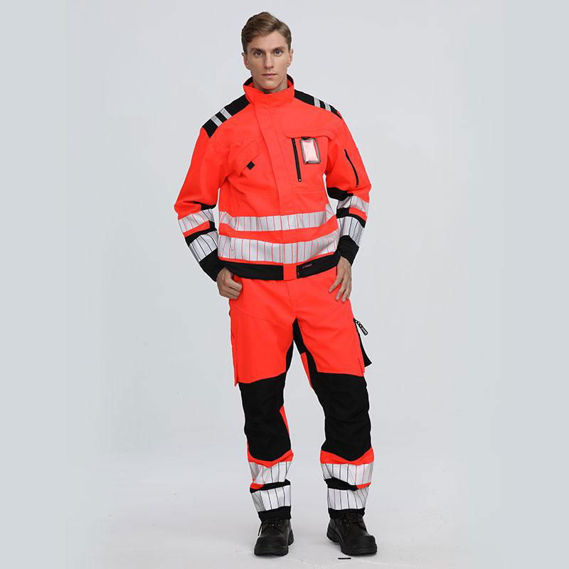 safety welding suits oil and gas mechanic workwear flame retardant clothing 4