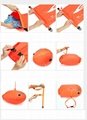Outdoor swimming flotation bag dual air bag storage equipment 3