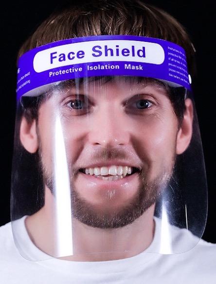 Face shield full face protective mask anti - rain anti - spray anti - dust 2