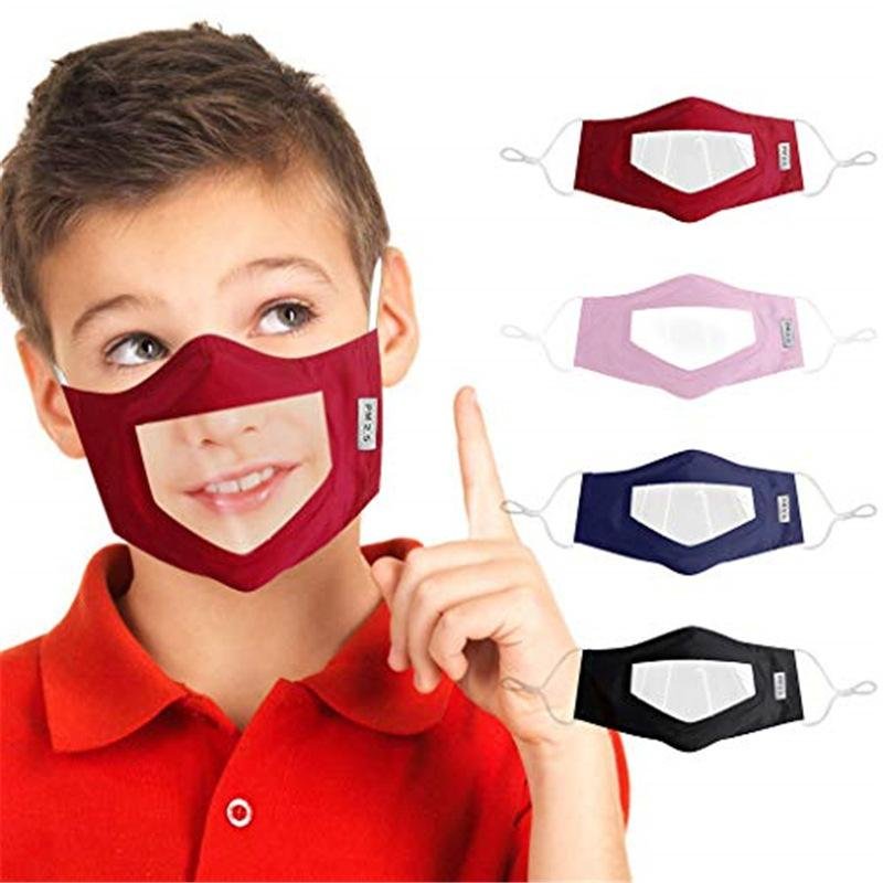 PVC transparent lip mask, protective mask, washable mask