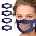 PVC transparent lip mask, protective mask, washable mask 4