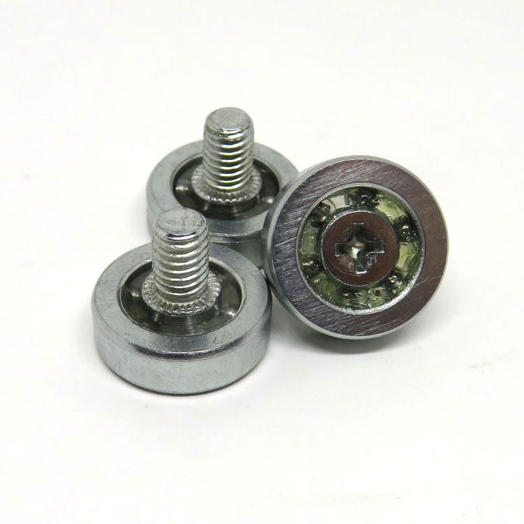 DR19-C1L8 Metal Drawer Roller 19mm Kitchen Display Metal Roller DRL-19