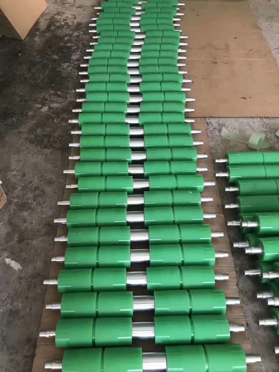 深圳東莞惠州廣州珠海中山聚氨酯優力膠耐磨防靜電滾筒 5