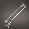 Disposable silicone foley catheter with