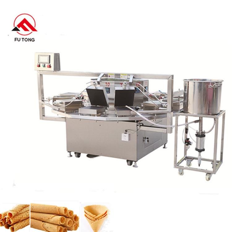 Wholesale Biscuit Snack Egg Wafer Roll Maker Waffle Ice Cream Cone Machine