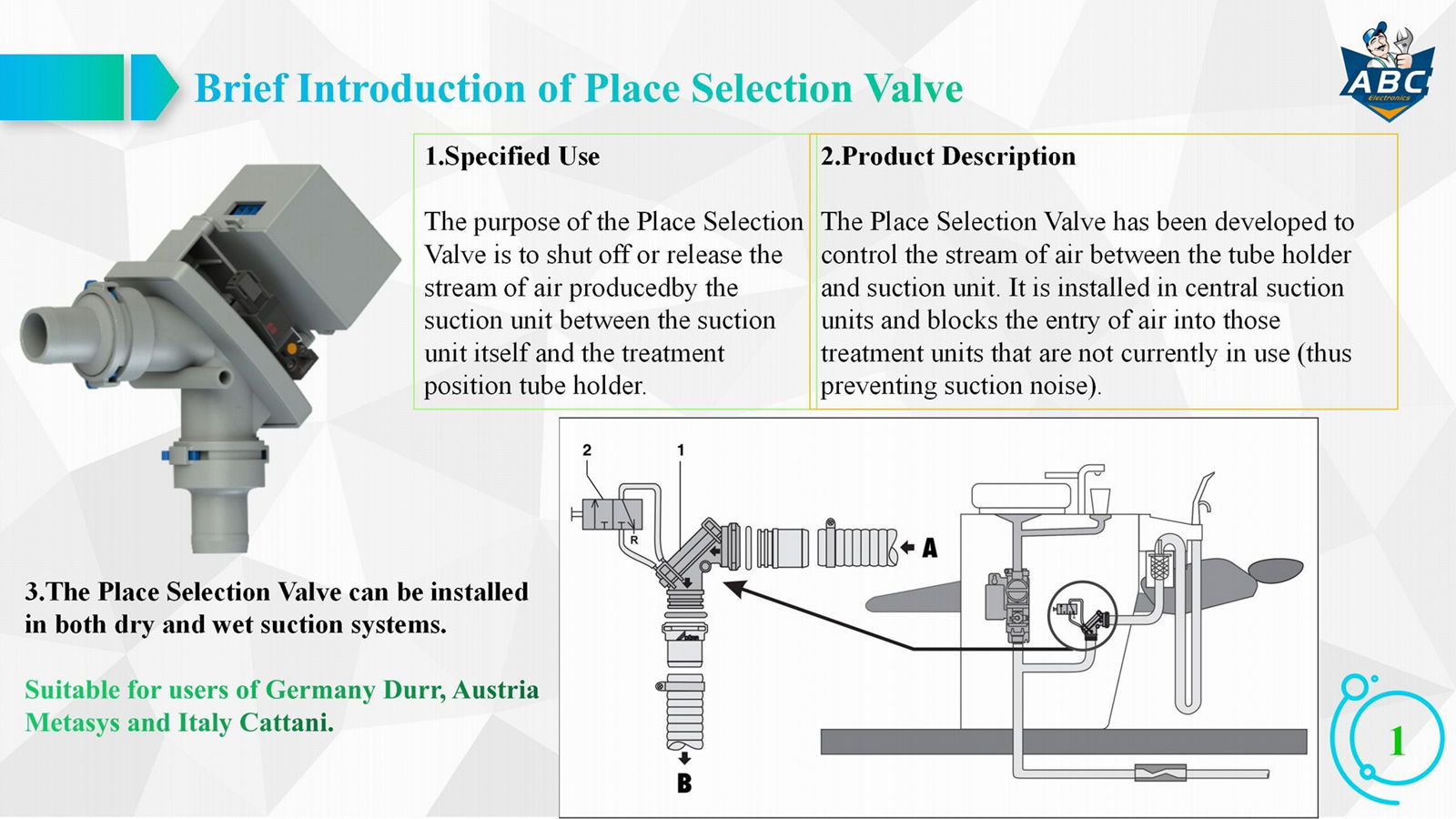 Suction Place Selection Valve 2