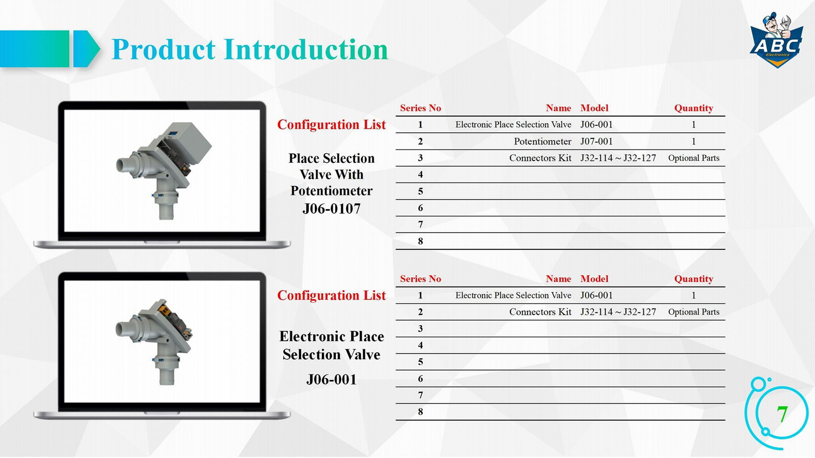 Suction Place Selection Valve 3