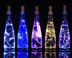 Bottle Fairy String Lights Battery Cork