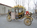 White Wedding Electric Sightseeing Horse Carriage 1