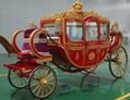 Top Quality Red Tourist Horse Carriage for park