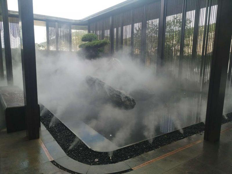 河南室內景觀別墅庭院加濕噴霧設備