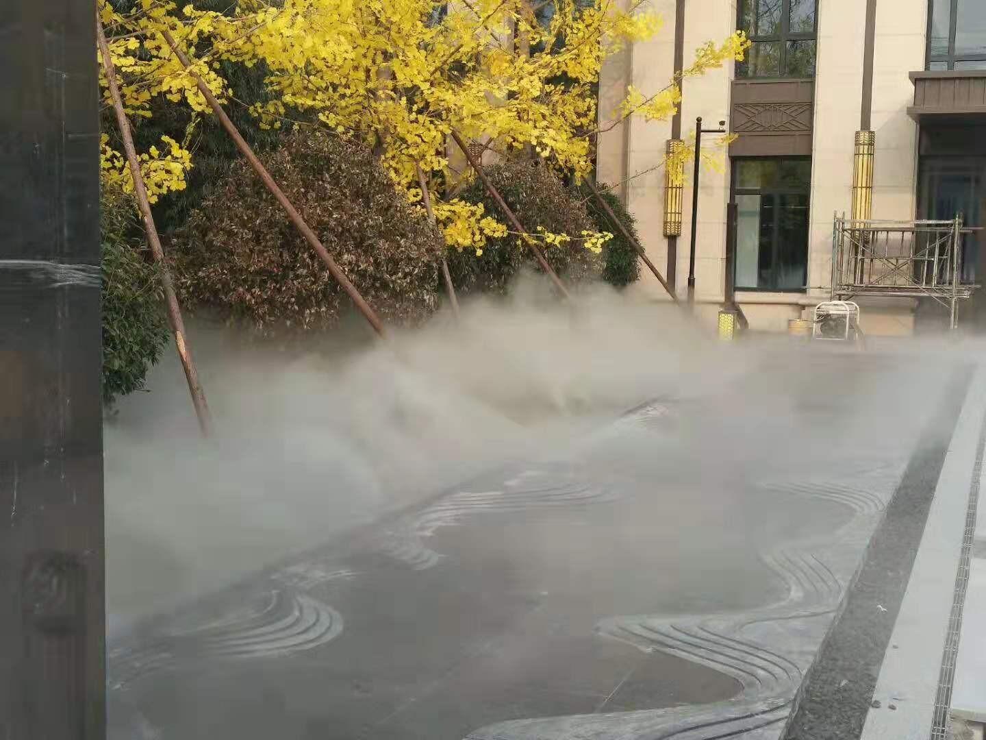 社区别墅喷雾效果 5