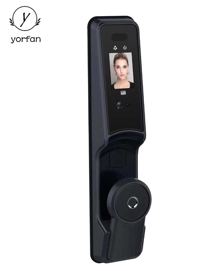 3D Automatic Infrared Intelligent Smart Fingerprint Face Recognition Door Lock  1