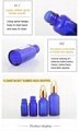 Latest New Design 20Ml 100Ml Cobalt Blue Bottles Cosmetic Essential Oil Dropper  4