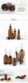 Newest Amber Essential Oil Glass Bottle with Sprayer