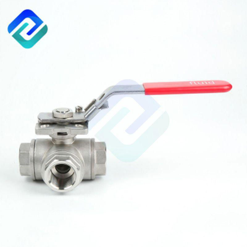 China wholesale 1/4~4 inch ball valve stainless steel 304 316 three way ball val