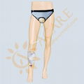 Medical underpants with urinary leg bag