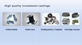 high precision investment castings