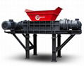 organic waste shredders two shaft