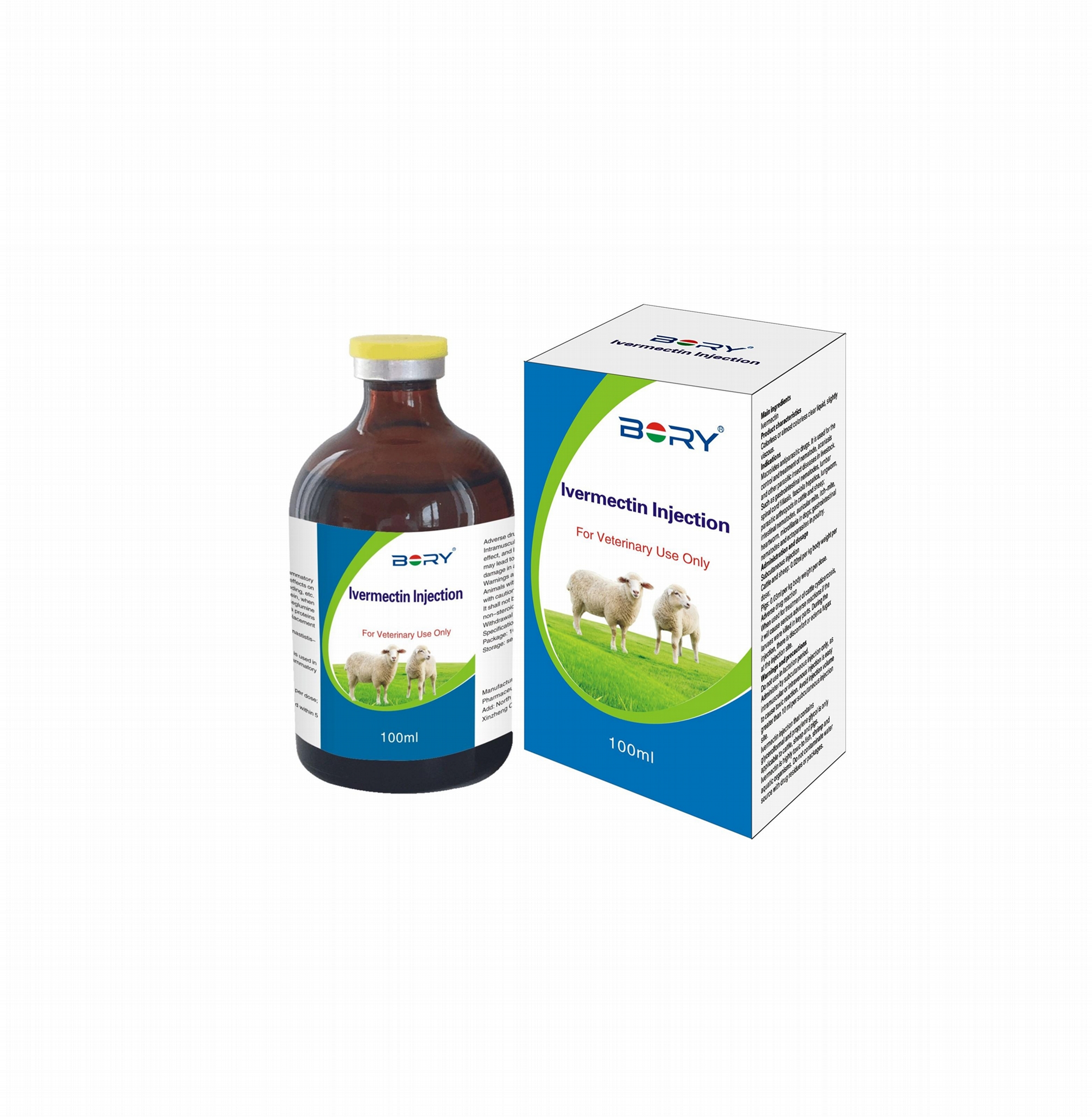 Ivermectin Injection for Sheep bory (China Manufacturer) Veterinary