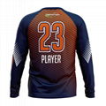 Spring Wholesale long sleeve customized blank basketball shooting shirts 1