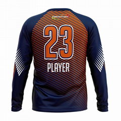 Spring Wholesale long sleeve customized blank basketball shooting shirts