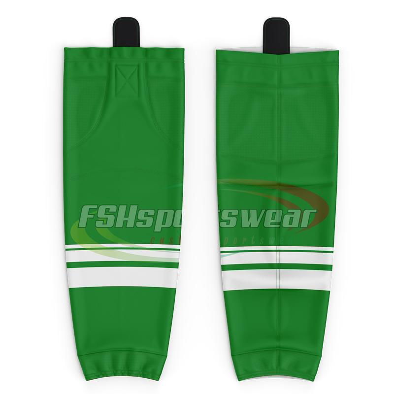 2020 custom sublimated ice hockey socks