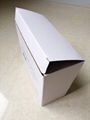 corrugated board box for industrial item packing