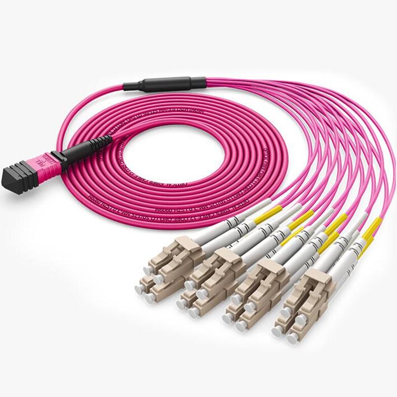 MPO MTP Fiber Optic Trunk Cable Harness Patch Cord 4