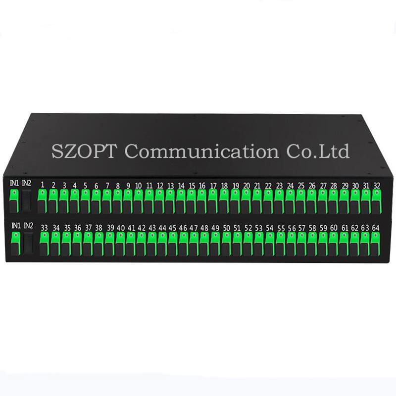 PLC Splitter Patch Panel 1X4 1X8 1X16 1X32 1X64 2X2 2X4 2X8 2X16 2X32 2X64 SC LC