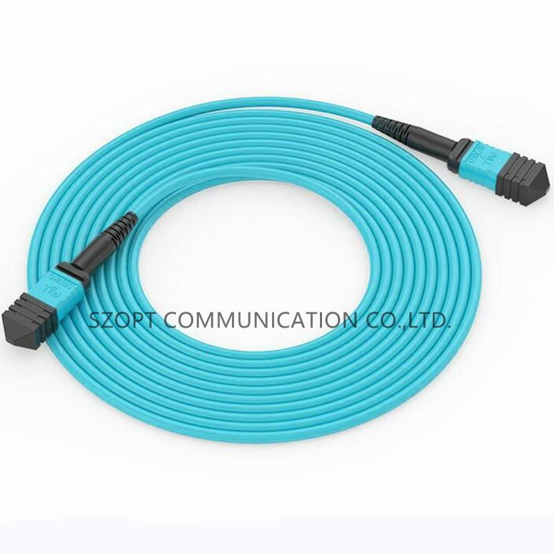 Fiber Optic MPO MTP Trunk Cable SM MM OM3 OM4 OM5 2