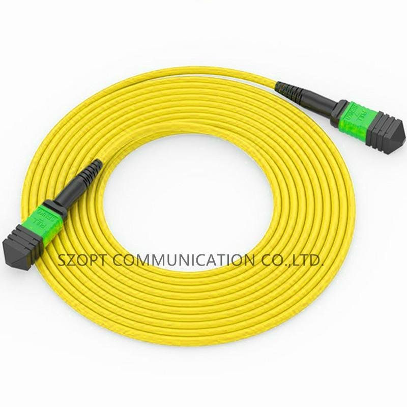 Fiber Optic MPO MTP Trunk Cable SM MM OM3 OM4 OM5 4