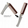 Portable Foldable Stainless Steel Bottle Opener Comb Mini Mustache Comb