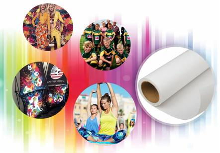 Fast dry 50gsm-120gsm sublimation paper for digital fabric printing  2