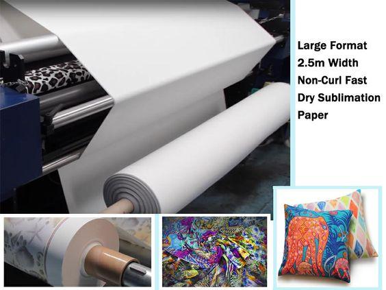 Tongfa’sAnti-curl Ultra-thin 45gsm Sublimation Paper for Polyester Fabric Printi