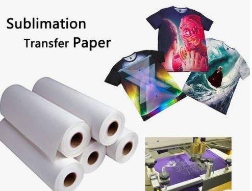 80gsm ﻿Sticky(Adhensive) Sublimation Paper for Elastic Fabric Printing 2