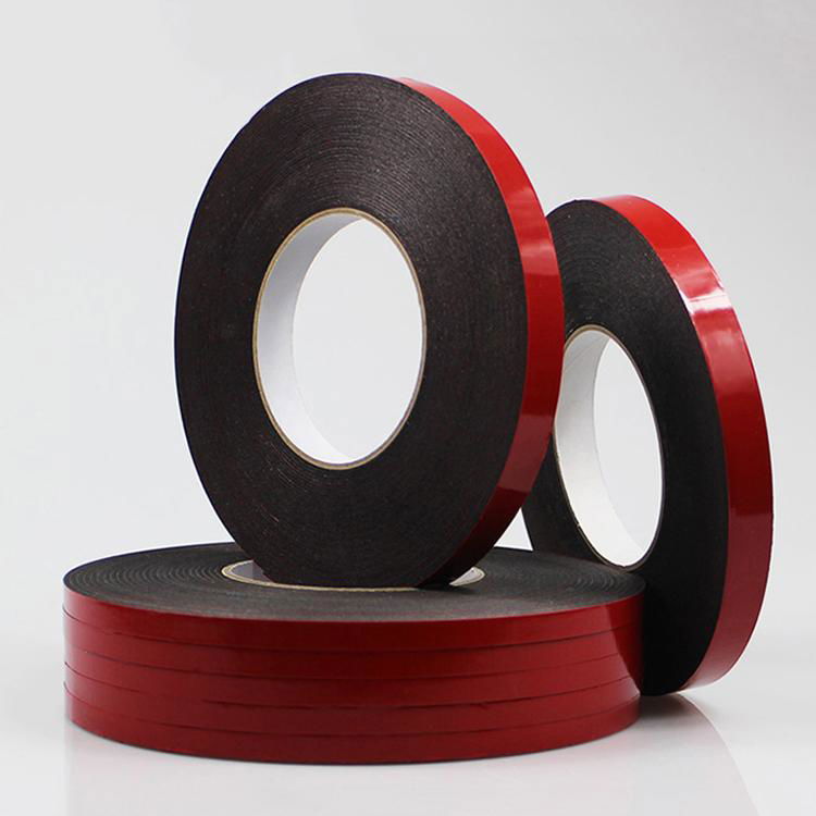 Double Sided Acrylic Sponge Sealing Black Fingerboard Foam Tape .5mm 2