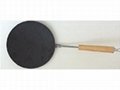 Iron frying pan with foldable  handle 28cm large size 2