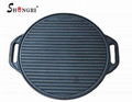 Pre-Seasoned Round Cast Iron Griddle