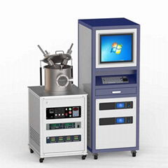 lab dual-target DC magnetron co-sputtering machine for metallic layer
