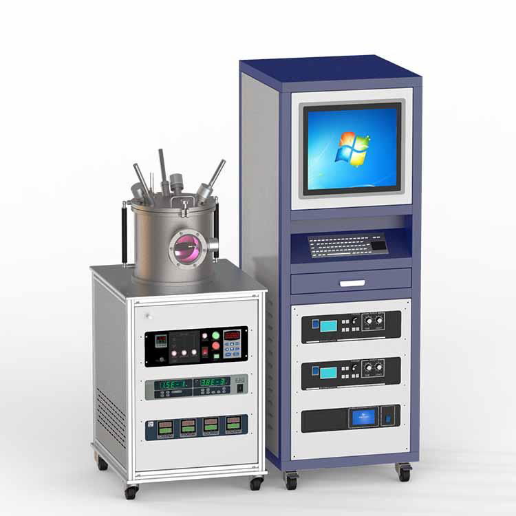 lab-scale 3-target RF DC magnetron co-sputtering equipment  2