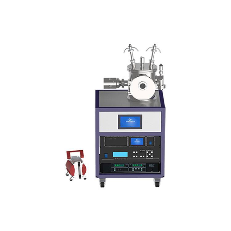 desktop type 2-target RF DC magnetron co-sputtering lab machine 