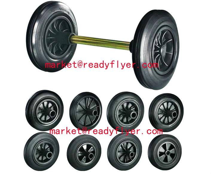 wheelie bin wheel for plastic garbage bin container