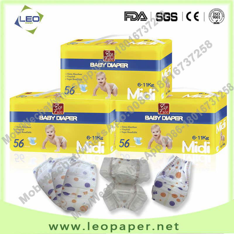 OEM Cheap Price High Quality Factory Disposable Baby Diapers 5