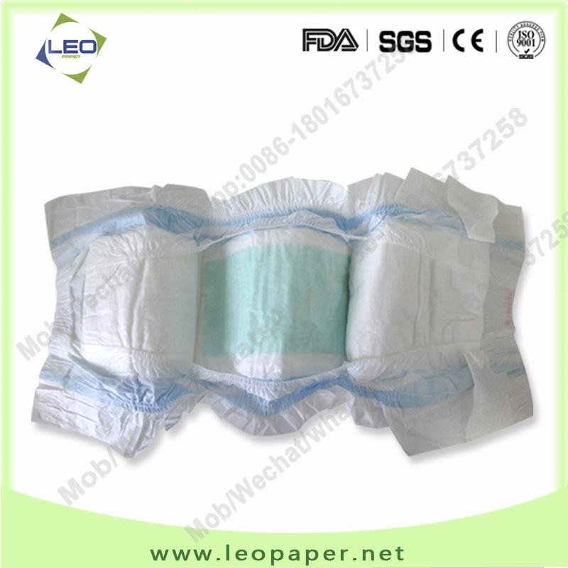 Disposable High Absorption Cotton Magic Tape Baby Diaper factory 2
