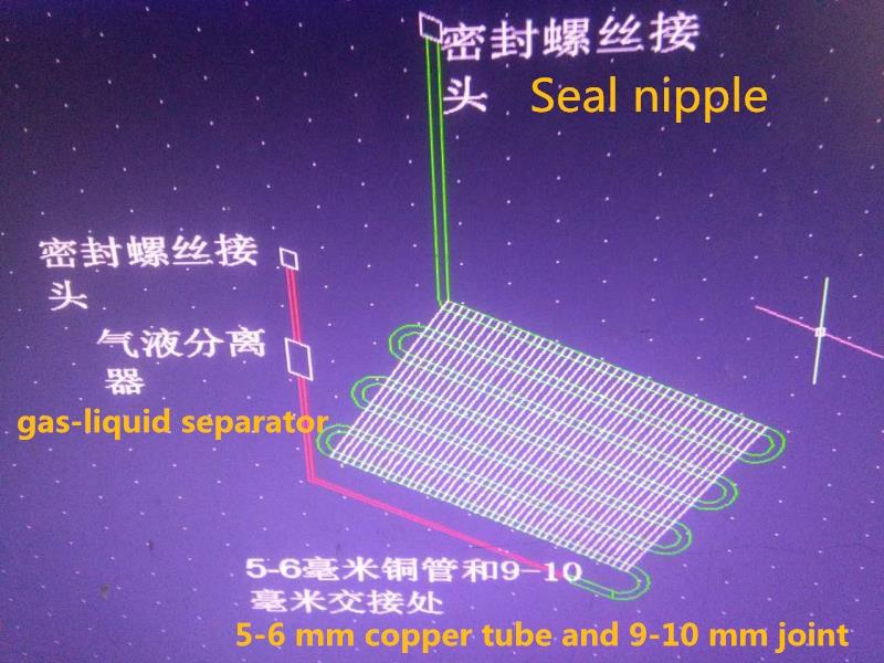 Manufacturer sells small copper tube evaporator for refrigerator freezer