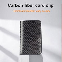 Lightweight and portable carbon fiber card holder 