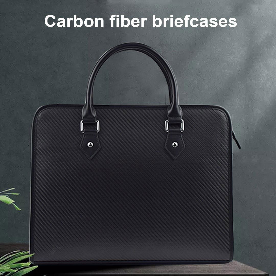 High Quality Luxury Business Carbon Fiber Briefcase For men 