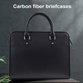 High Quality Luxury Business Carbon Fiber Briefcase For men  1