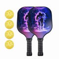 Carbon Fiber Manufacturers Customize OEM Various Pickleball paddle set for USAPA